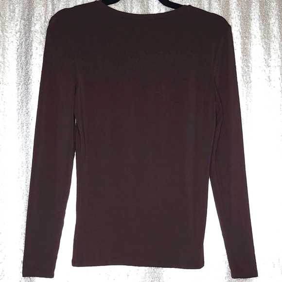 Kettlewell EUC S Silky Crew Neck Chocolate brown (Spring/Autumn) tee - Picture 2 of 8